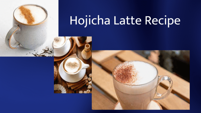 Hojicha Latte Recipe